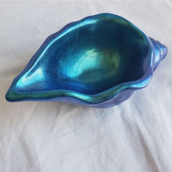 Turquoise Sea Shell Dish - Picture 6 of 6